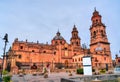 Morelia Cathedral in Michoacan, Mexico Royalty Free Stock Photo