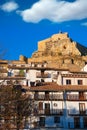 Morella Castellon castle and village in Maestrazgo