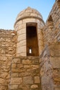 Morella in castellon Maestrazgo castle fort tower Royalty Free Stock Photo