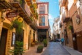 Morella street in the old town, Spain