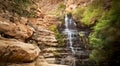 Moremi Gorge Waterfall Botswana Royalty Free Stock Photo