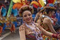 Morenada dance group at the Oruro Carnival in Bolivia Royalty Free Stock Photo