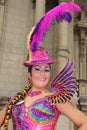 Morenada dancer in Peru Royalty Free Stock Photo