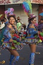 Morenada Dancers - Arica, Chile Royalty Free Stock Photo