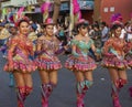 Morenada Dancers - Arica, Chile Royalty Free Stock Photo