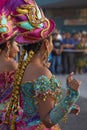 Morenada Dancers - Arica, Chile Royalty Free Stock Photo