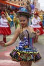 Morenada Dancers at Ã¢â¬Â he Oruro Carnival in Bolivia Royalty Free Stock Photo