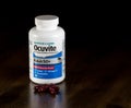 Bausch and Lomb Ocuvite eye supplement bottle Royalty Free Stock Photo