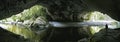 Moria Gate Arch in the Kahurangi National Park, New Zealand