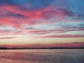 Sunset Morii Lake Royalty Free Stock Photo