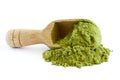 Moringa oleifera powder Royalty Free Stock Photo