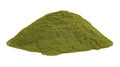 Moringa powder heap Royalty Free Stock Photo