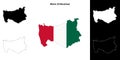 Moris outline map Royalty Free Stock Photo