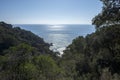 In the Morisca cove of Tossa de Mar, Costa brava