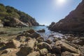 In the Morisca cove of Tossa de Mar, Costa brava