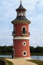 Lighthouse in a public park in Moritzburg / Saxony