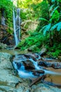 Mork Fah Waterfall in Doi Suthep Pui National Park