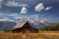 Morman farm, Grand Tetons National Park, Wyoming Royalty Free Stock Photo