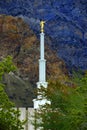 Provo LDS Temple Mormon Latter day Saints Temple and Mountains Royalty Free Stock Photo