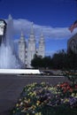 Mormon LDS Temple in Salt Lake City, Utah Royalty Free Stock Photo