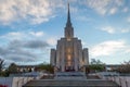 Oquirrh Mountain Mormon Temple Utah Royalty Free Stock Photo