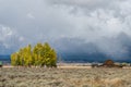 Morom Row at Antelope Flats and Grand Teton National Park in Wyoming Royalty Free Stock Photo