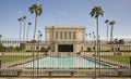 Mormon Temple in Mesa Arizona Royalty Free Stock Photo