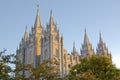 Mormon Temple in Salt Lake City Royalty Free Stock Photo