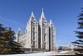 Mormon Temple - The Salt Lake Temple, Utah Royalty Free Stock Photo