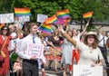 Mormons building bridges at the Salt Lake City Gay Pride Parade