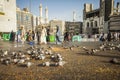 Morning activities around Masjidil Haram during hajj and umra in Mecca, Saudi Arabia.