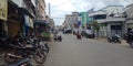 Morning atmosphere at the Tungkal market, Jambi, Indonesia