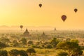 The morning at Bagan Royalty Free Stock Photo