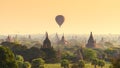 The morning in Bagan Royalty Free Stock Photo