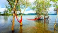 Morning on the beach of kohrong Royalty Free Stock Photo