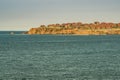 Morning on the Black Sea in Sozopol, Bulgaria. Royalty Free Stock Photo