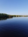 Calm morning boat ride on the St. Johns River