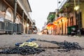The Morning After on Bourbon Street.dng Royalty Free Stock Photo
