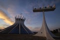 Morning at Brasilia Cathedral and bells