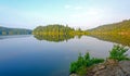 Morning Calm on a Wilderness lake Royalty Free Stock Photo