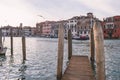 Morning canal in Venice