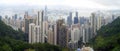 Morning City Skyline Hong Kong Royalty Free Stock Photo