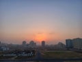 Morning city view in UAE Ajman