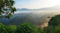 morning on the cliffs of the Bandung palace