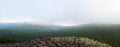 View from the Lusen Mountain Granite Rocks