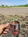 Morning Coffe at field