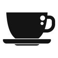 Morning coffee cup icon simple vector. Work time Royalty Free Stock Photo