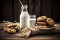 Morning Delight: Biscuits and Milk Breakfast