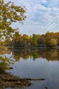 Morning on the Dupage River Royalty Free Stock Photo