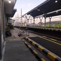 morning east side of jogyakarta station Royalty Free Stock Photo